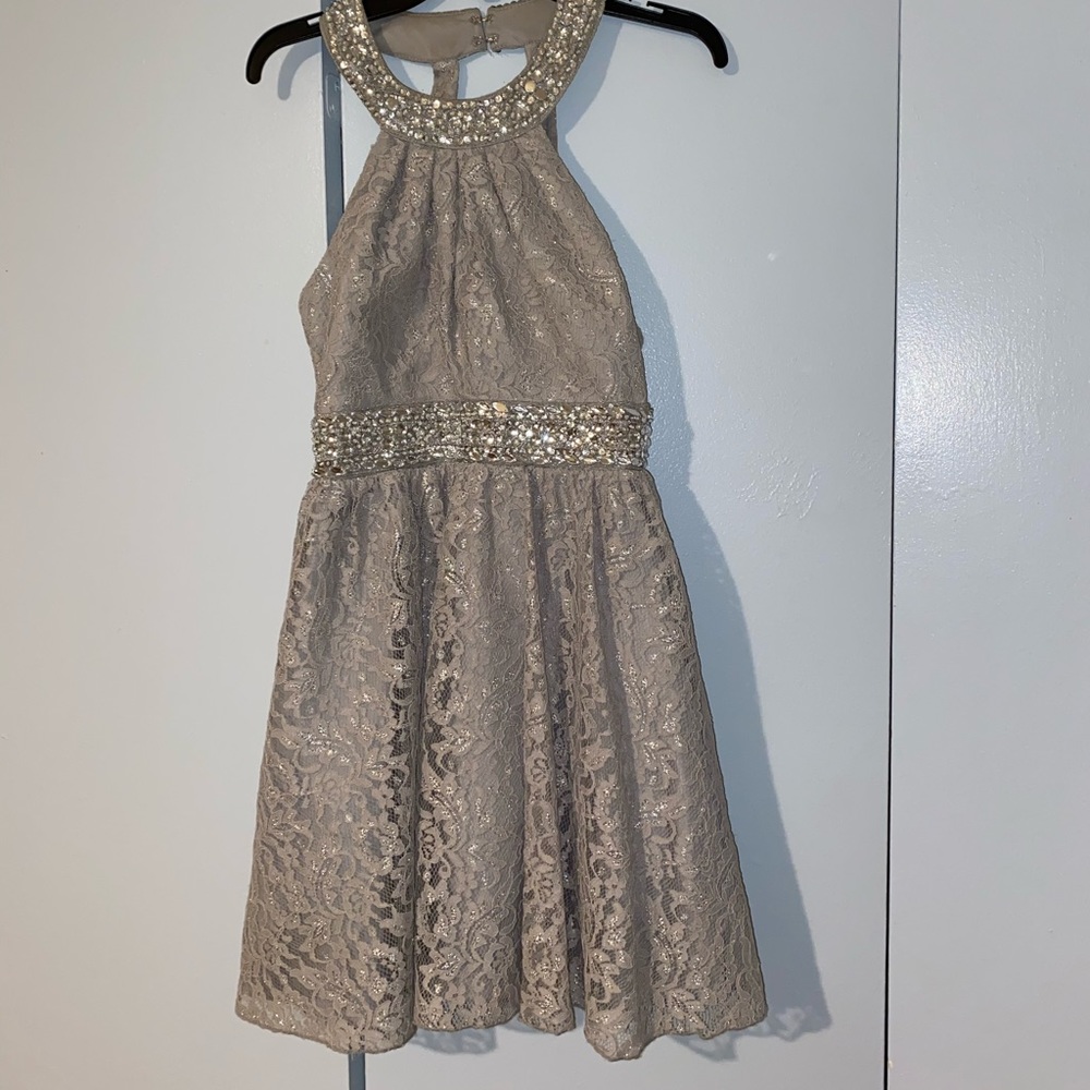 Silver dress